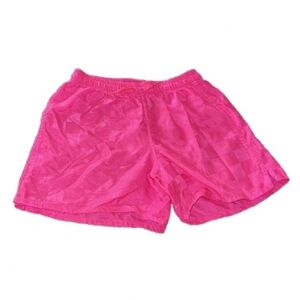 Bright Pink Athletic Soccer shorts 100% Nylon, lightweight material for kids